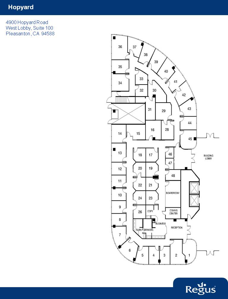 4900 Hopyard Rd, Pleasanton, CA en alquiler Plano de la planta- Imagen 1 de 1