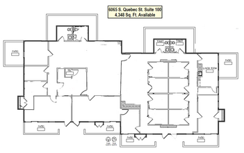 6065 S Quebec St, Centennial, CO en alquiler Plano de la planta- Imagen 1 de 21