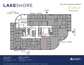 18101 Von Karman Ave, Irvine, CA en alquiler Plano de la planta- Imagen 1 de 3