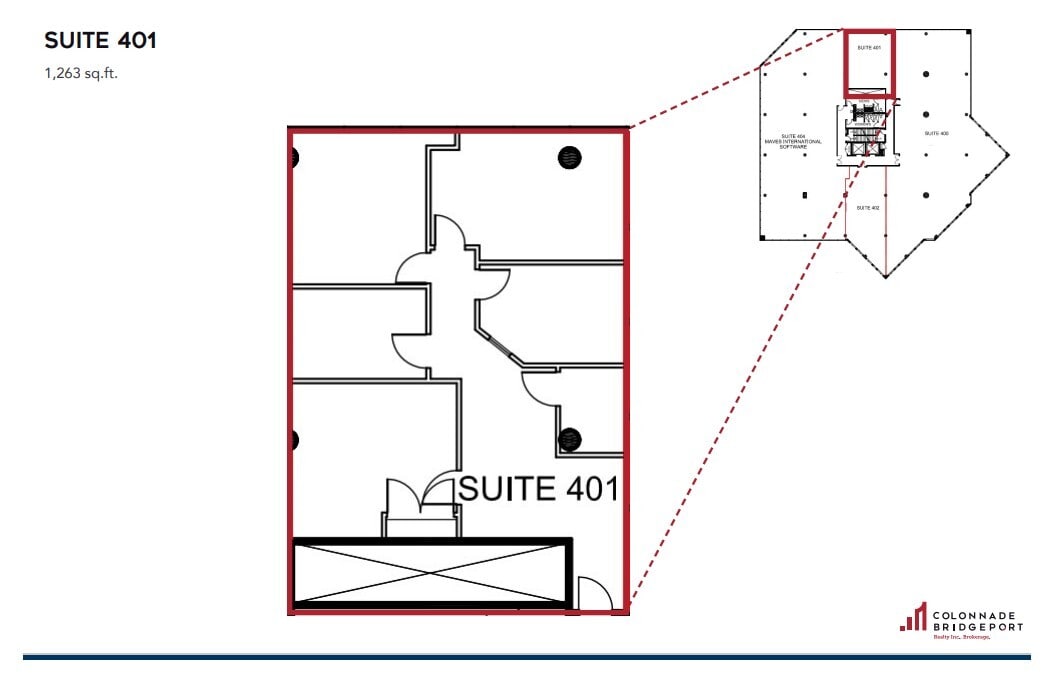 100 York Blvd, Richmond Hill, ON en alquiler Plano de la planta- Imagen 1 de 1