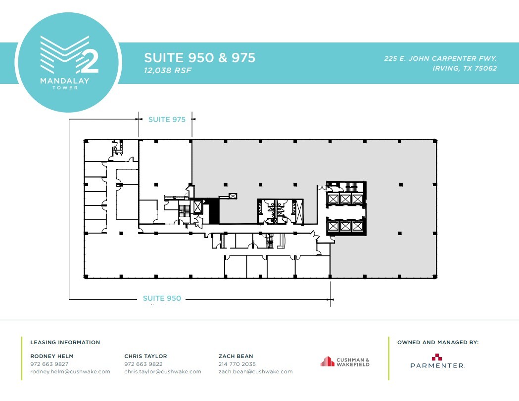 225 E John Carpenter Fwy, Irving, TX en alquiler Plano de la planta- Imagen 1 de 2