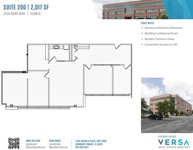 2250 Point Blvd, Elgin, IL en alquiler Plano de la planta- Imagen 1 de 2