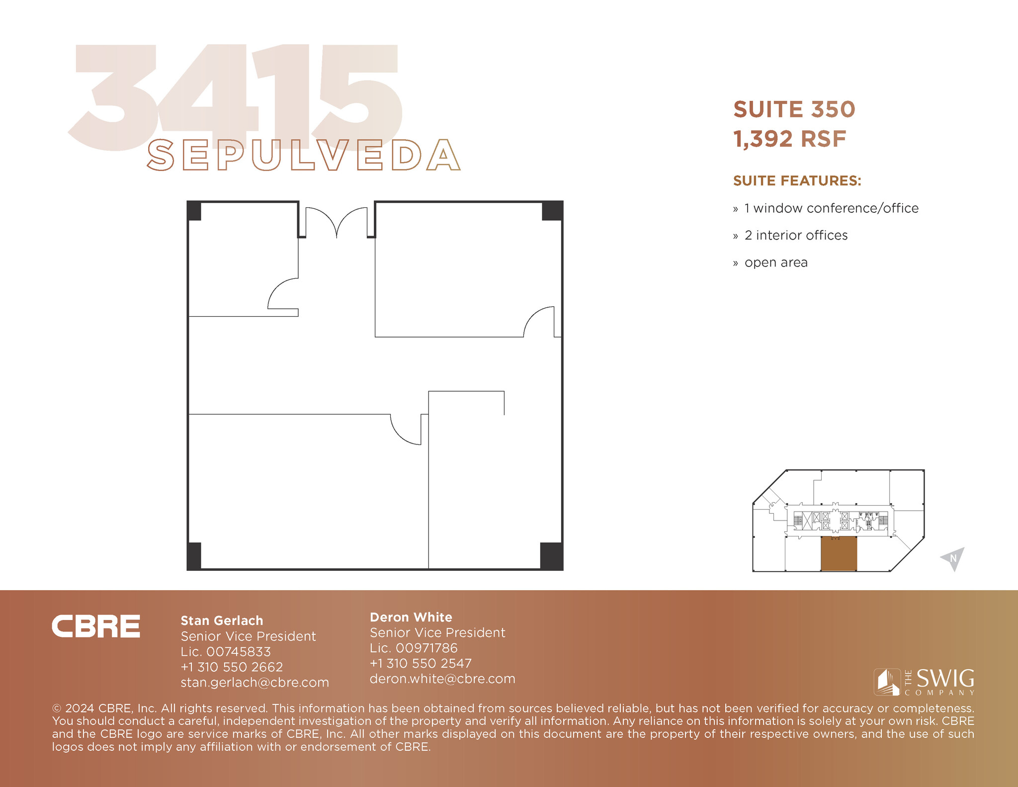 3415 S Sepulveda Blvd, Los Angeles, CA en alquiler Plano de la planta- Imagen 1 de 1