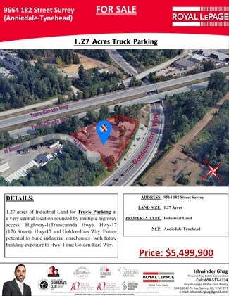 Más detalles de 9564 182 St, Surrey, BC - Terreno en venta