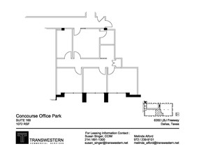 6350 LBJ Fwy, Dallas, TX en alquiler Plano de la planta- Imagen 2 de 7