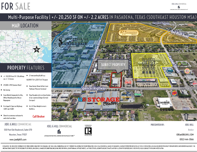 7770 Spencer Hwy, Pasadena, TX en venta - Vista aérea - Imagen 2 de 26