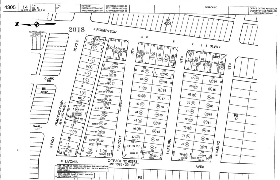 1425 S Robertson Blvd, Los Angeles, CA en alquiler - Plano de solar - Imagen 3 de 3