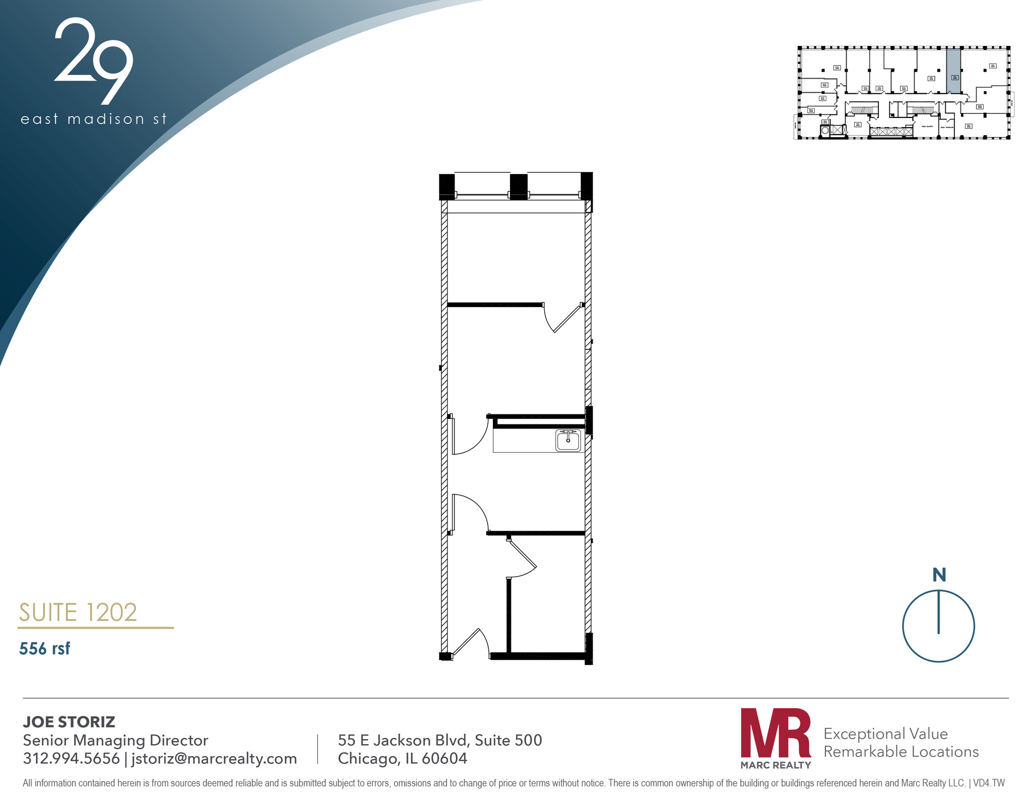 29 E Madison St, Chicago, IL en alquiler Plano de la planta- Imagen 1 de 1