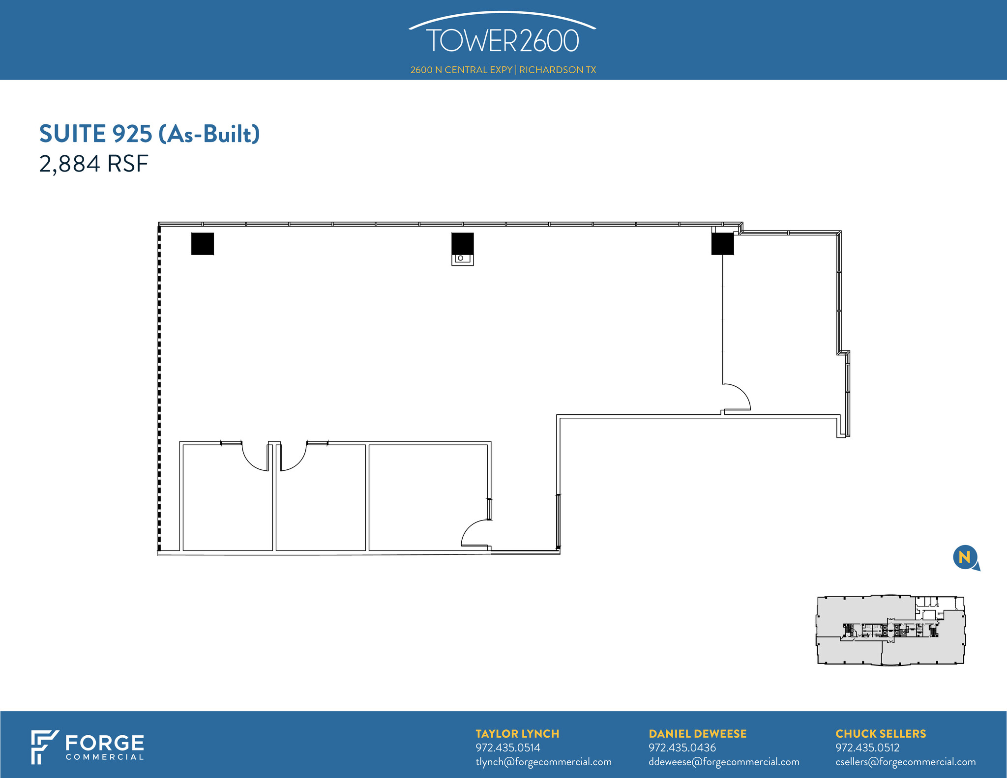 2600 N Central Expy, Richardson, TX en alquiler Plano de la planta- Imagen 1 de 2