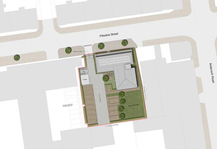 8 Pittodrie St, Aberdeen en venta - Plano del sitio - Imagen 3 de 5