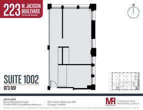 223 W Jackson Blvd, Chicago, IL en alquiler Plano de la planta- Imagen 1 de 4