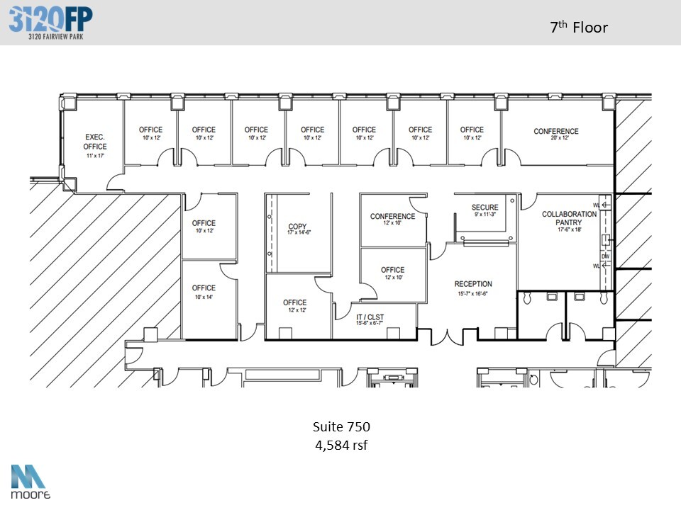 3120 Fairview Park Dr, Falls Church, VA en alquiler Plano de la planta- Imagen 1 de 1