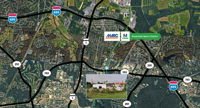 5412 Branchville Rd, College Park, MD - VISTA AÉREA  vista de mapa - Image1