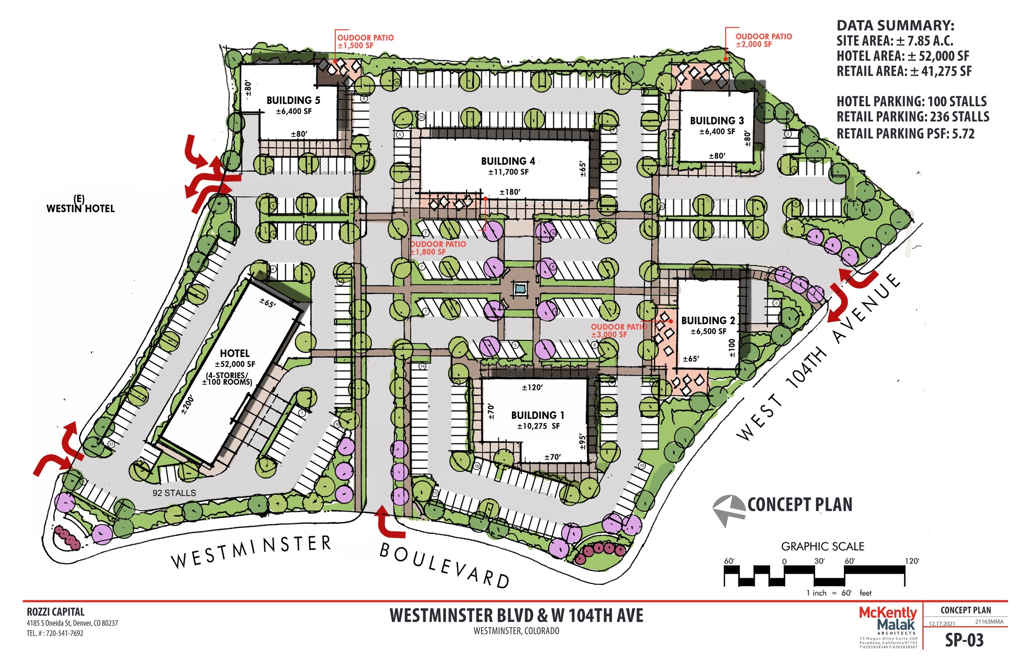 NEC of Westminster Boulevard and 104th Ave, Westminster, CO en alquiler Plano del sitio- Imagen 1 de 3