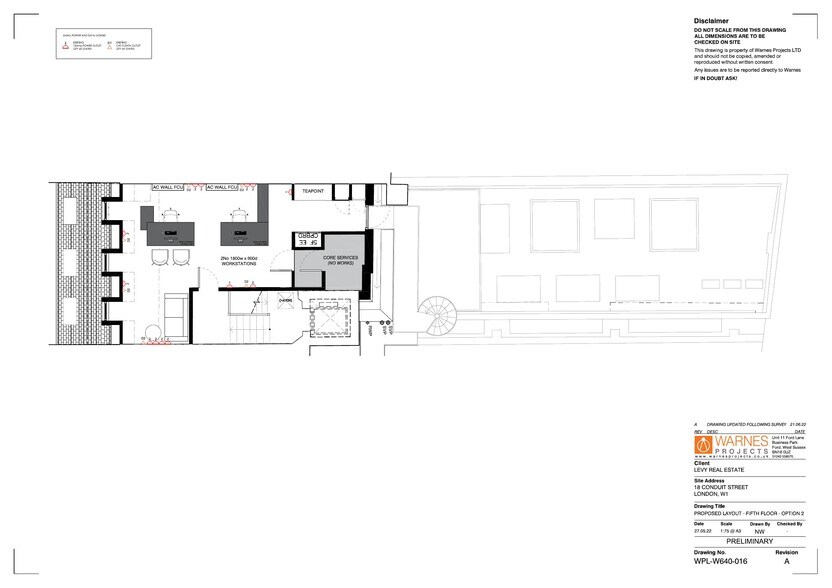 18 Conduit St, London en alquiler - Plano de la planta - Imagen 1 de 1