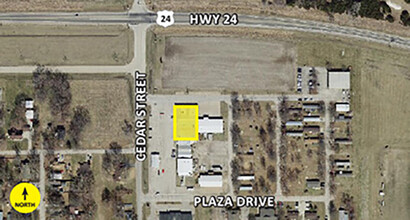 609 Cedar St, Perry, KS - VISTA AÉREA  vista de mapa