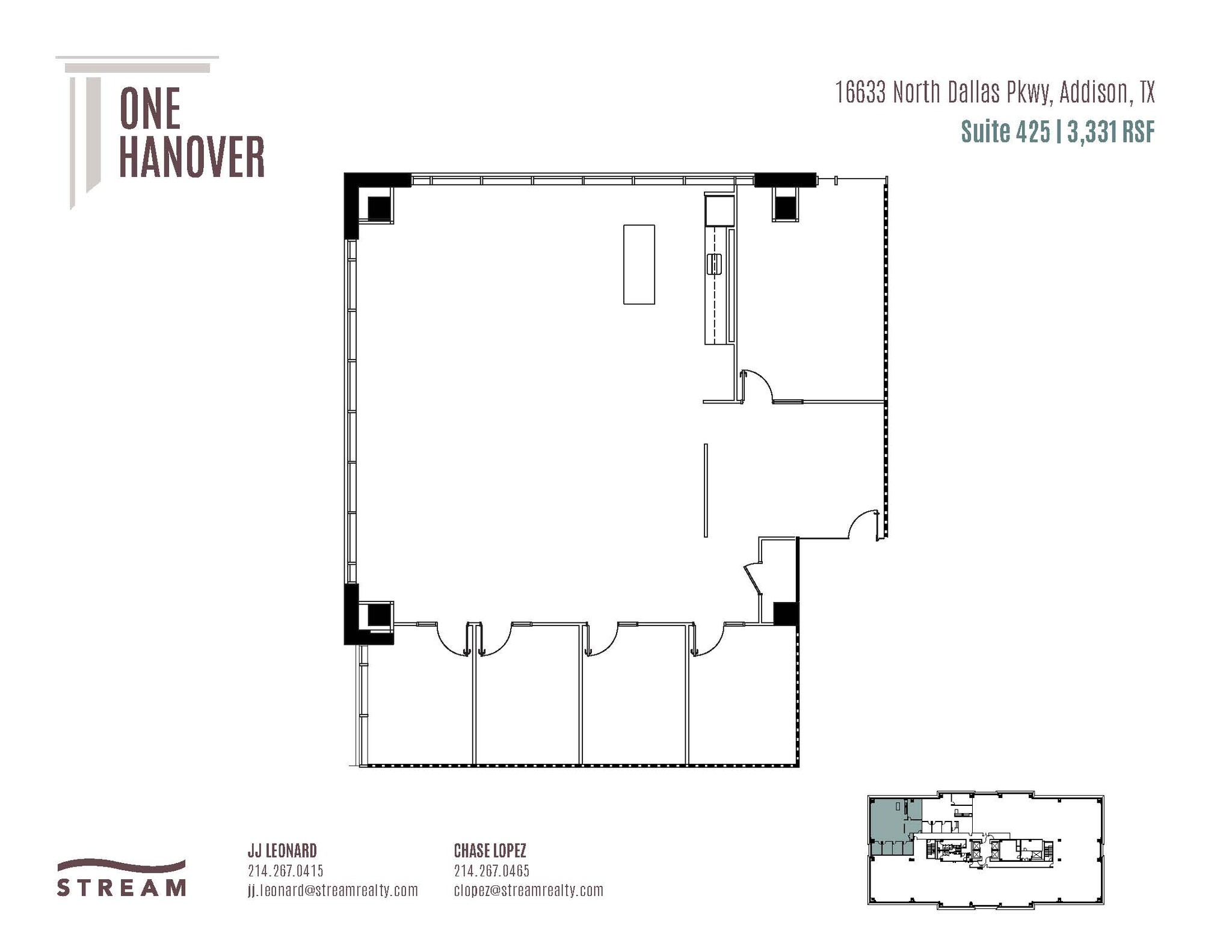 16633 N Dallas Pky, Addison, TX en alquiler Plano de la planta- Imagen 1 de 1