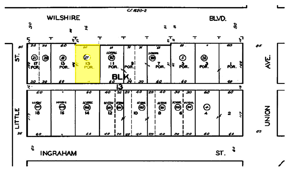 1636 Wilshire Blvd, Los Angeles, CA en venta - Plano de solar - Imagen 2 de 14