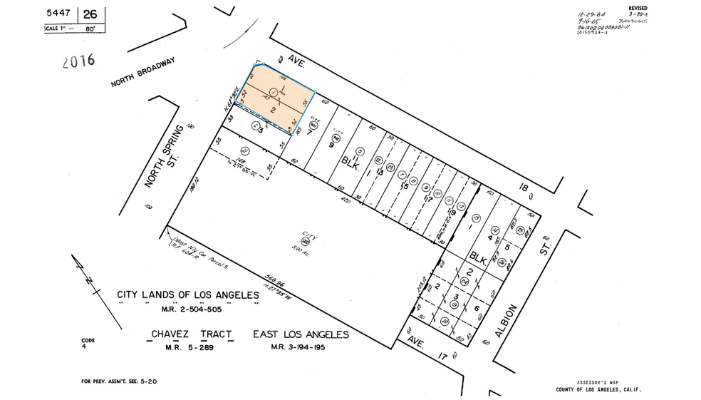 1790-1796 N Spring St, Los Angeles, CA en venta - Plano de solar - Imagen 2 de 6