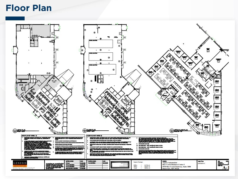 5910 Rice Creek Pky, Shoreview, MN en alquiler Plano de la planta- Imagen 1 de 1