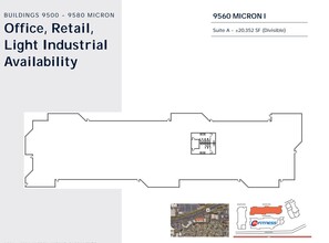 9500 Micron Ave, Sacramento, CA en alquiler Plano de la planta- Imagen 1 de 1