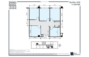 1880 Century Park E, Los Angeles, CA en alquiler Plano de la planta- Imagen 2 de 3