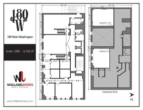 180 W Washington St, Chicago, IL en alquiler Plano de la planta- Imagen 1 de 12