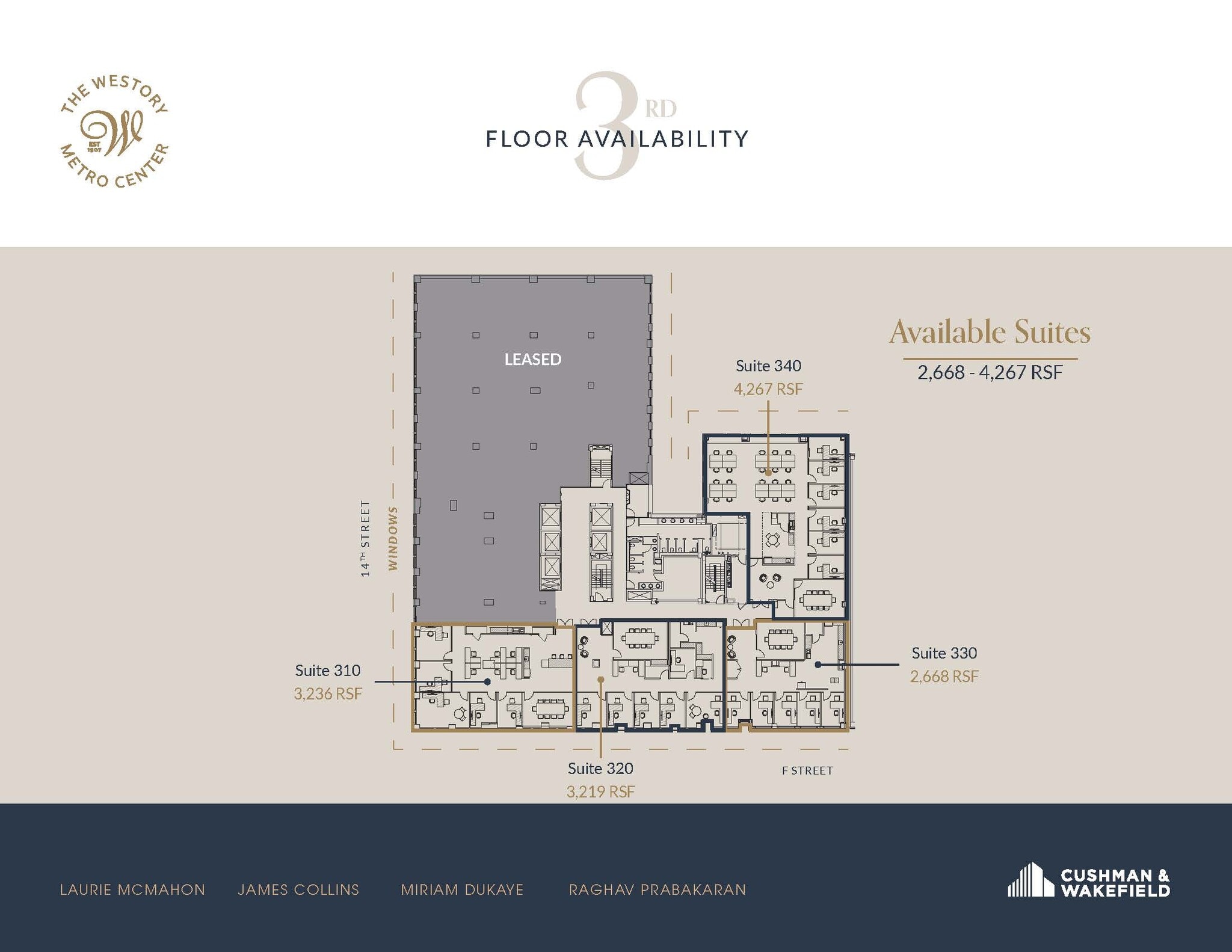 607 14th St NW, Washington, DC en alquiler Plano de la planta- Imagen 1 de 1