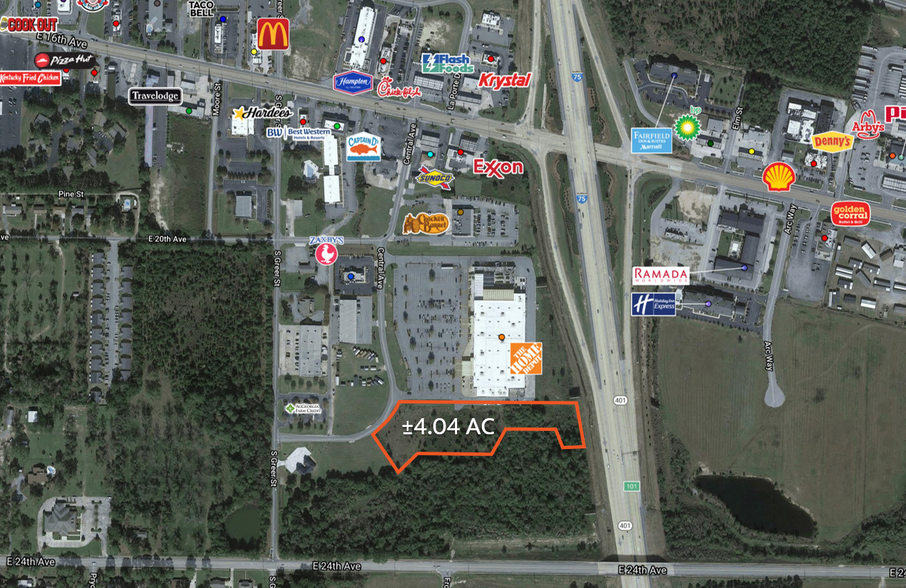 0 I-75 Hwy, Cordele, GA en venta - Foto del edificio - Imagen 1 de 4