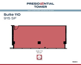 2550 S Clark St, Arlington, VA en alquiler Plano de la planta- Imagen 1 de 1