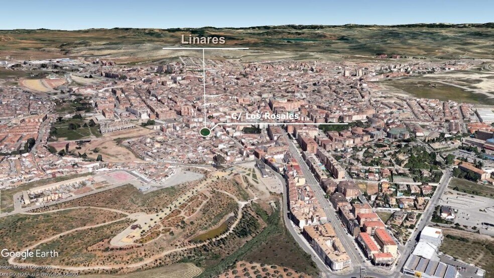 Terreno en Linares, Jaén en venta - Vista aérea - Imagen 3 de 3