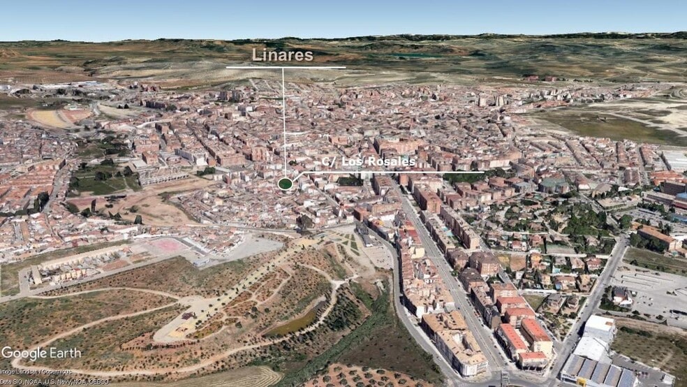 Terreno en Linares, Jaén en venta - Vista aérea - Imagen 3 de 3