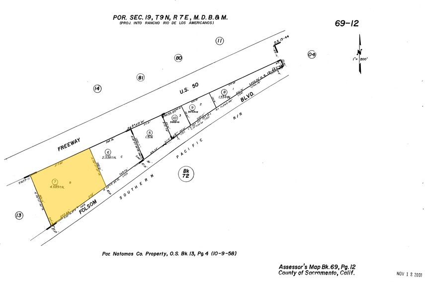 11415 Folsom Blvd, Rancho Cordova, CA en alquiler - Plano de solar - Imagen 2 de 6