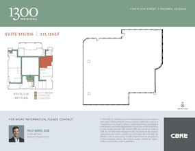 1300 N 12th St, Phoenix, AZ en alquiler Plano de la planta- Imagen 1 de 1