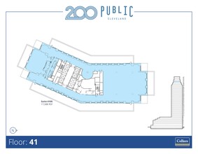 200 Public Sq, Cleveland, OH en alquiler Plano de la planta- Imagen 1 de 1