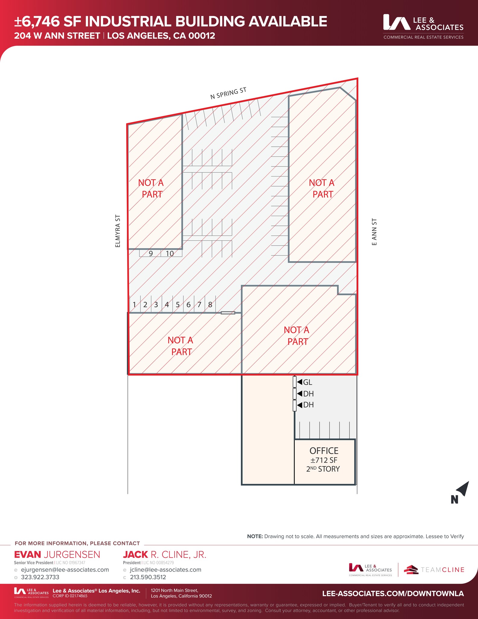 204 W Ann St, Los Angeles, CA en alquiler Plano del sitio- Imagen 1 de 5