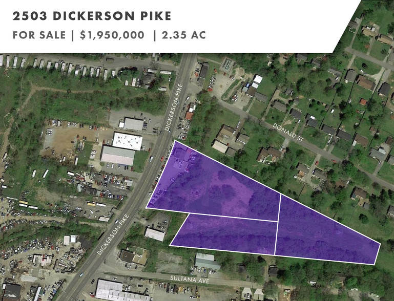 2503 Dickerson Pike, Nashville, TN en venta - Foto del edificio - Imagen 2 de 4