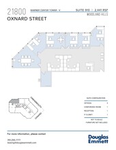 21800 Oxnard St, Woodland Hills, CA en alquiler Plano de la planta- Imagen 1 de 1