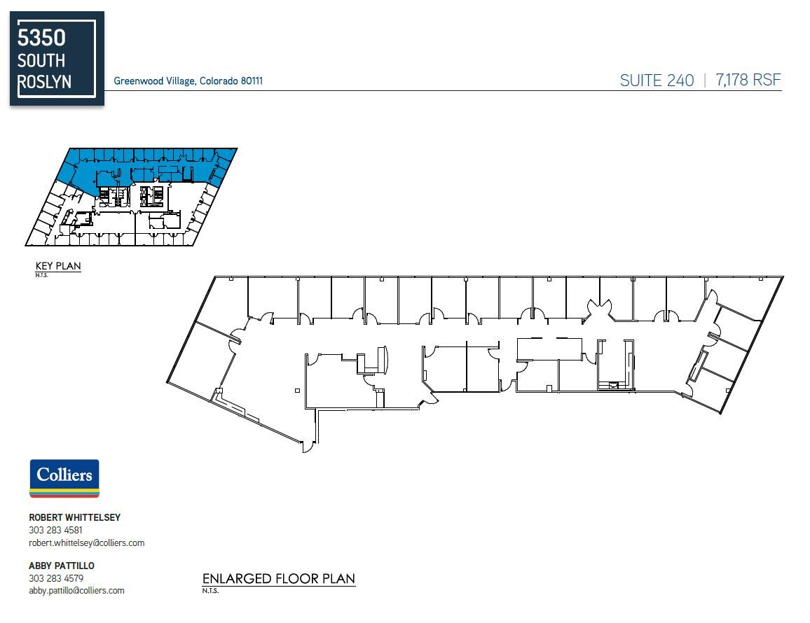 5350 S Roslyn St, Greenwood Village, CO en alquiler Plano de la planta- Imagen 1 de 2