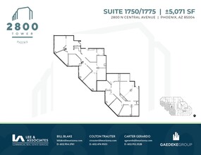 2800 N Central Ave, Phoenix, AZ en alquiler Plano de la planta- Imagen 2 de 2