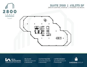 2800 N Central Ave, Phoenix, AZ en alquiler Plano de la planta- Imagen 1 de 1