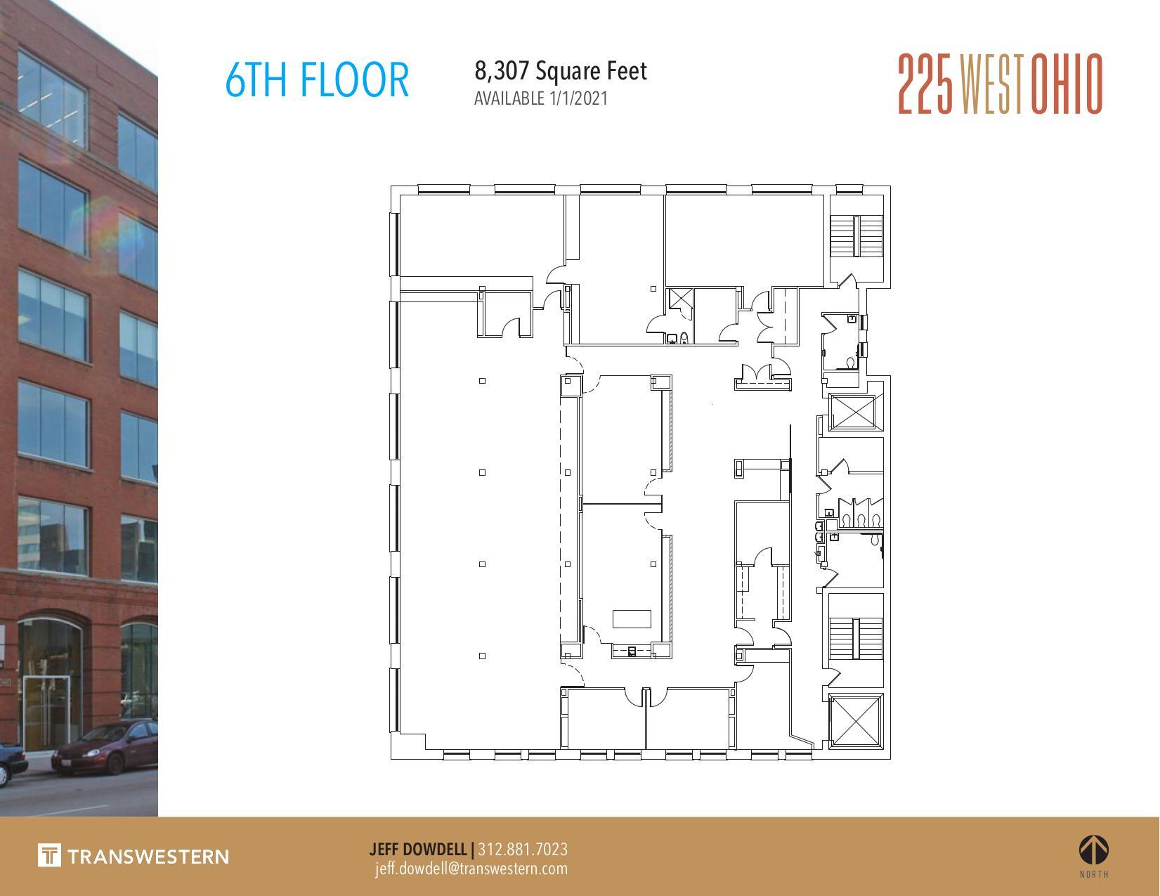 225 W Ohio St, Chicago, IL en alquiler Plano de la planta- Imagen 1 de 2