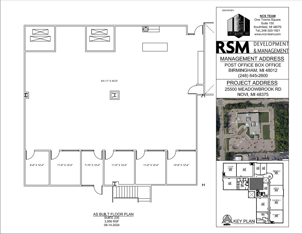 25500 Meadowbrook Rd, Novi, MI en alquiler Plano de la planta- Imagen 1 de 1