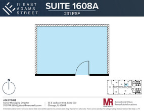 11 E Adams St, Chicago, IL en alquiler Plano de la planta- Imagen 1 de 1