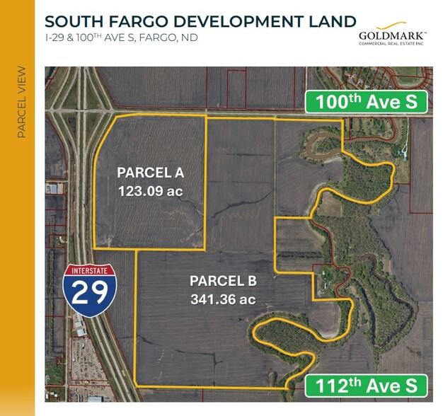 XX I-29 & 100th Ave S, Horace, ND en venta - Vista aérea - Imagen 1 de 1