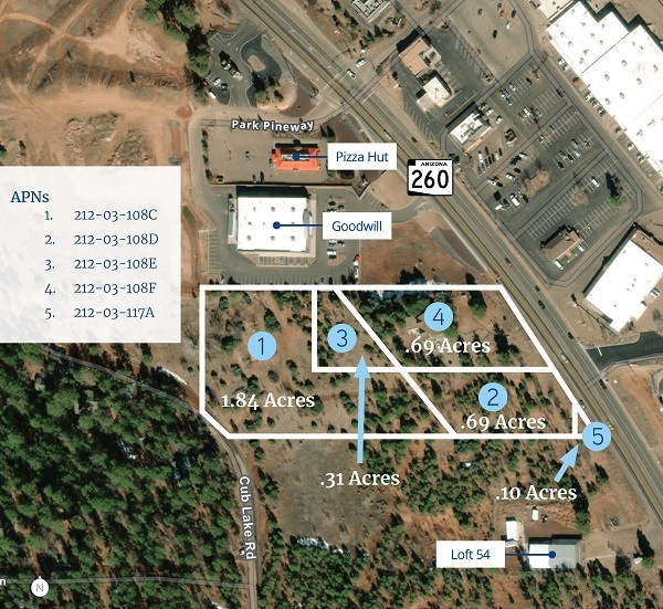 4480-4490 S White Mountain Rd, Show Low, AZ en venta - Foto del edificio - Imagen 3 de 3