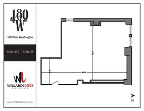 180 W Washington St, Chicago, IL en alquiler Plano de la planta- Imagen 1 de 1