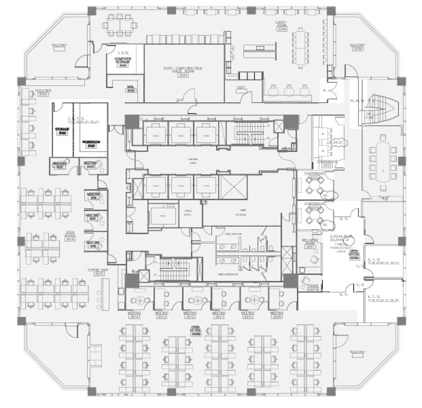 600 W Broadway, San Diego, CA en alquiler Plano de la planta- Imagen 1 de 1