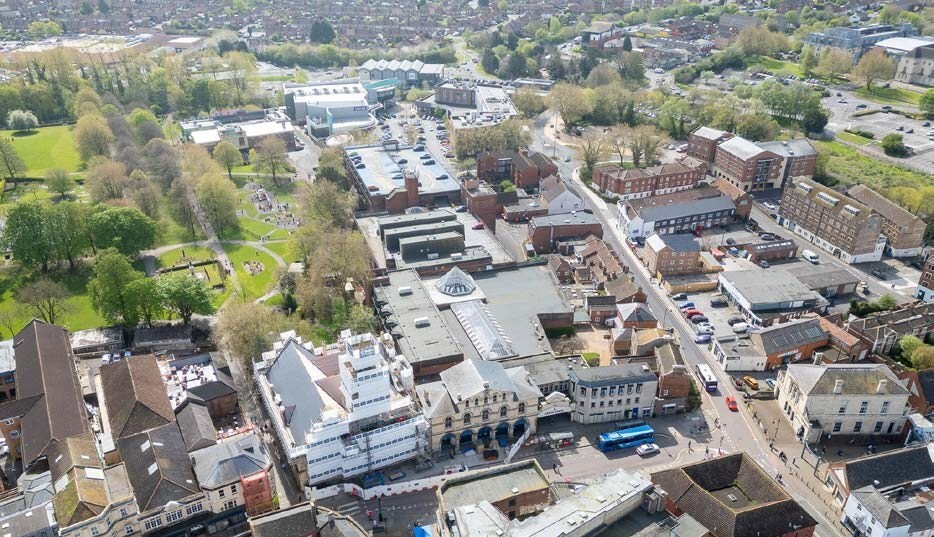 Castle Pl, Trowbridge en alquiler - Vista aérea - Imagen 2 de 10