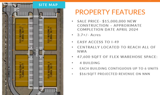 Más detalles para Lowell Commerce Park Ave, Lowell, AR - Especializados en venta